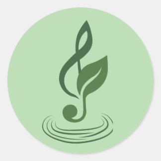 Heather Niemi Savage Logo Large Round Stickers Runt Klistermärke