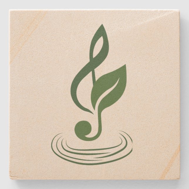 Heather Niemi Savage Logo Stone Coaster Stenunderlägg (Framsidan)