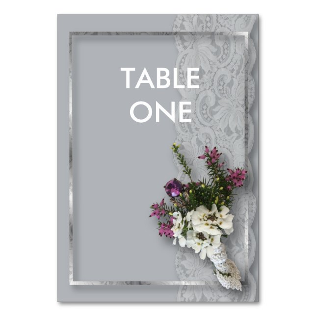 Heather och Snöre Bordsnummer (Framsidan)