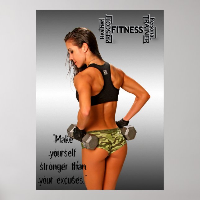 Heather Prescott Fitness-utskrifter Poster (Framsidan)