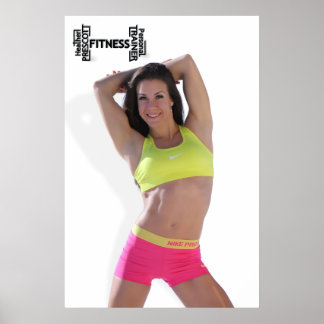 Heather Prescott Fitness-utskrifter Poster