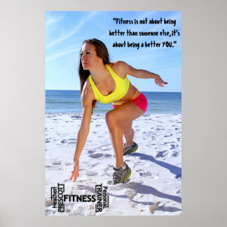 Heather Prescott Fitness-utskrifter Poster