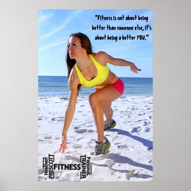 Heather Prescott Fitness-utskrifter Poster (Framsidan)