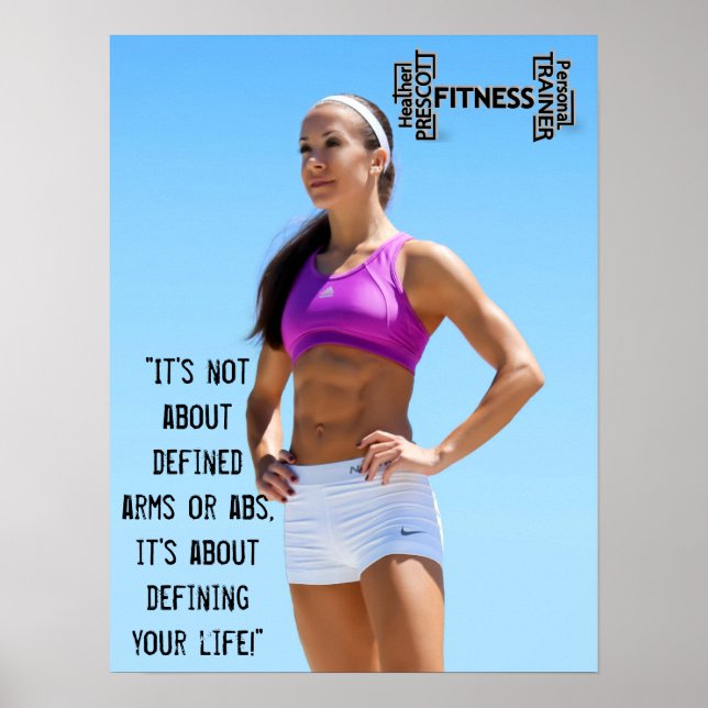 Heather Prescott Fitness-utskrifter Poster (Framsidan)
