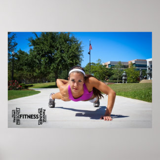 Heather Prescott Fitness-utskrifter Poster