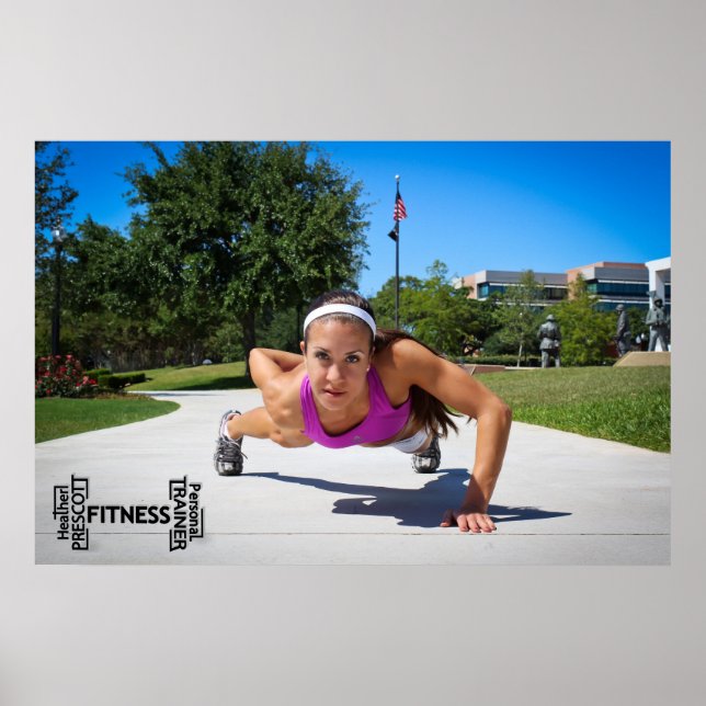 Heather Prescott Fitness-utskrifter Poster (Framsidan)