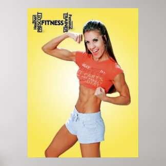 Heather Prescott Fitness-utskrifter Poster