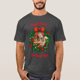 Heather-Stam Home - men aldrig ensam Helgdag T Shirt