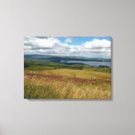 Heather vid Sjö Canvastryck