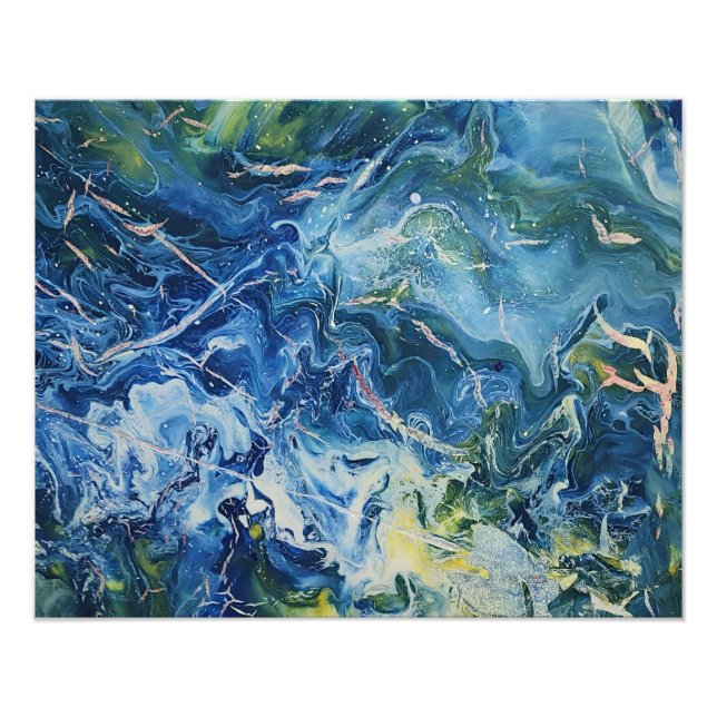 Heather Wycuff - abstrakt teckning Fototryck (Framsidan)