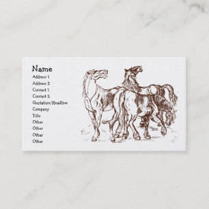 heathershorses namn, adress 1, adress 2, lurar… visitkort