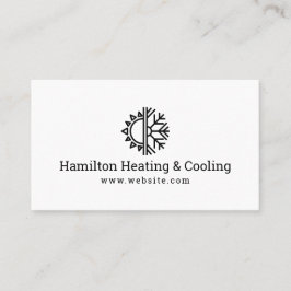 Heating & Cooling Business Card Visitkort