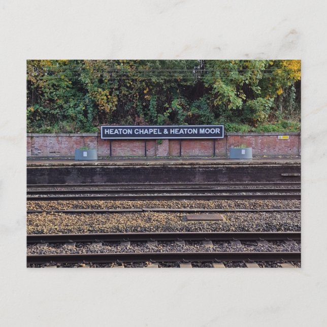 Heaton Chapel & Heaton Moor Vykort (Framsida)