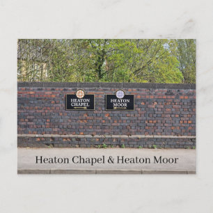 Heaton Chapel & Heaton Moor Vykort