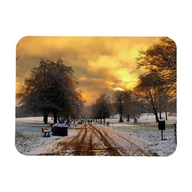 Heaton Park i Snö Magnet (Horisontell)