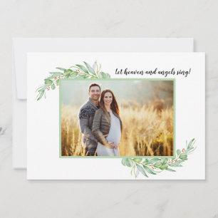 Heaven Änglar Gravid Mistletoe Photo jul