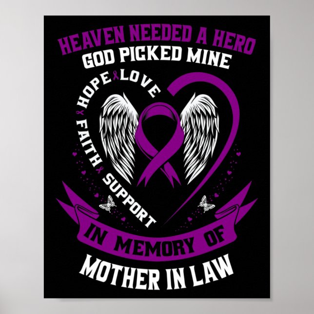 Heaven behövde en Hero God Svärmor Mamma Pancrea Poster (Framsidan)