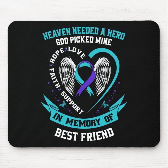 Heaven behövde en Hero Gud plockade min bästa vän  Musmatta (Framsidan)