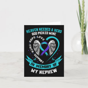 Heaven behövde en Hero Gud plockade min nehew-själ Kort
