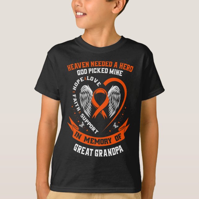 Heaven behövde en Hero Gud plockade min Underbara  T Shirt (Framsida)