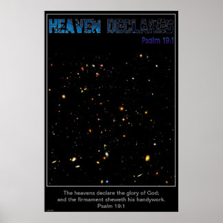 Heaven deklarerar djup Fält View från bubbelPoster Poster