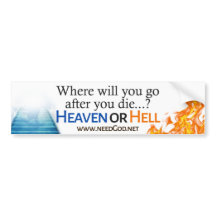 Heaven eller Fan Car Decal