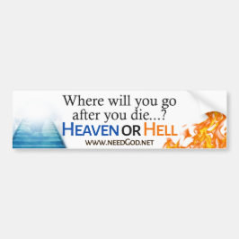Heaven eller Fan Car Decal Bildekal