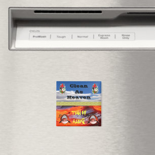 Heaven eller helvetet Clean eller Dirty Dishwasher Magnet