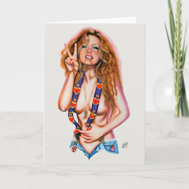 Heaven-fred av Elizabeth Austin Greeting Card Kort (Framsida)