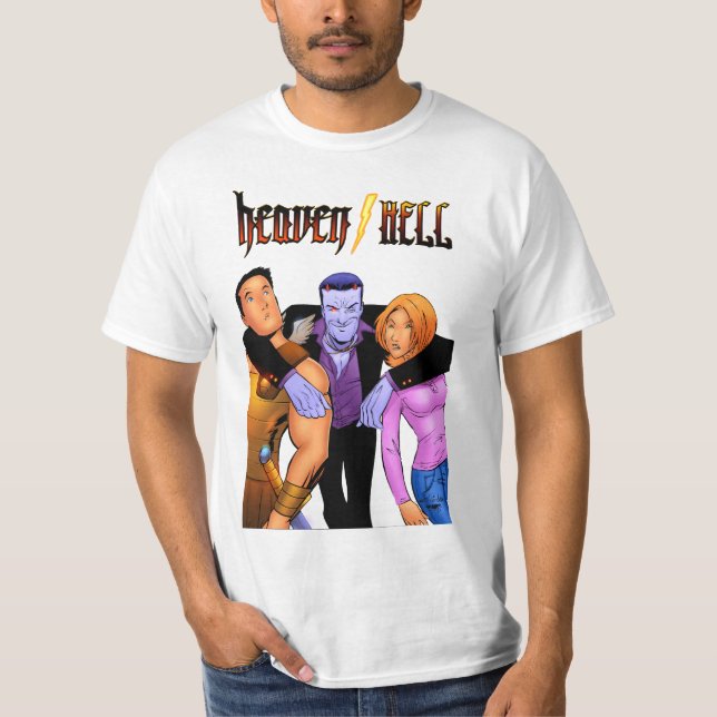 heaven/HELL - Trio Tee Shirt (Framsida)