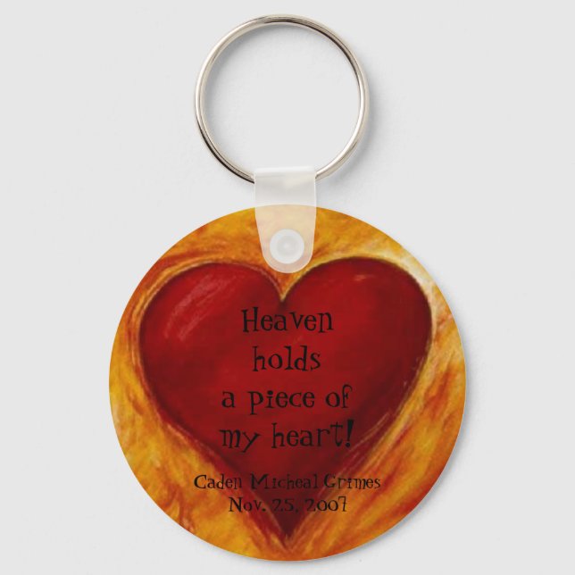 Heaven Holds Keychain Nyckelring (Framsida)