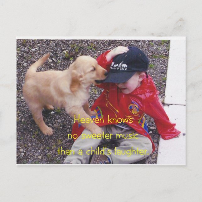 Heaven Laughs Vykort (Framsida)