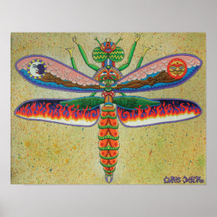 Heaven n helvetet Dragonfly Poster