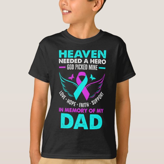 Heaven Neancio Hero Picked Mine Pappa Suicide Pre T Shirt (Framsida)