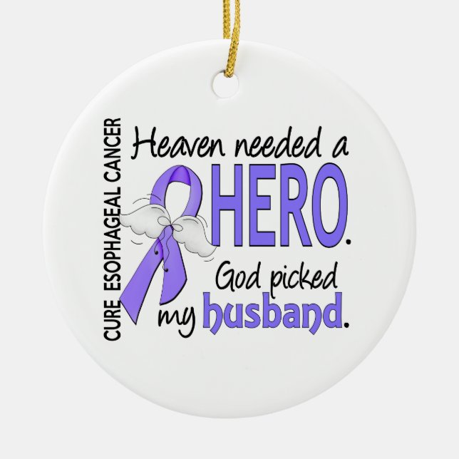 Heaven Neede Hero Esophageal Cancer Make Julgransprydnad Keramik (Framsidan)