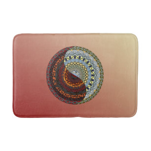 Heaven och helvetet Bath Mat Badrumsmatta