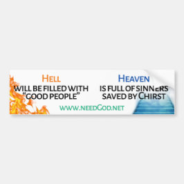 Heaven och helvetet Car Decal 2 Bildekal