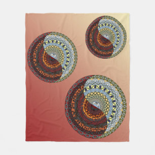 Heaven och helvetet Fleece Blanket