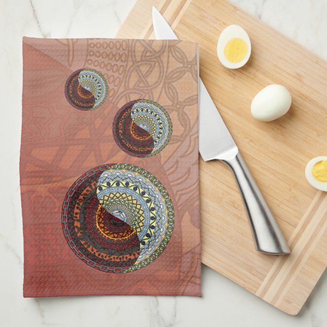 Heaven och helvetet Hand Towel Kökshandduk (Vikt i Fjärdedel)