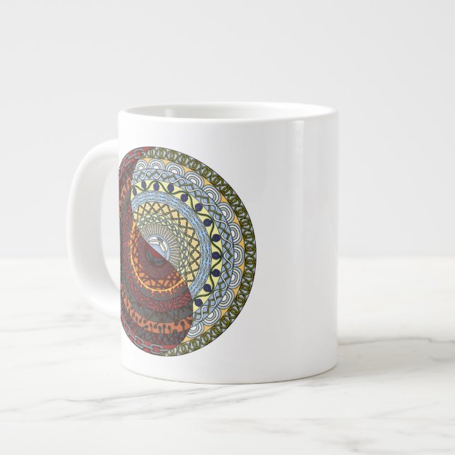 Heaven och helvetet Specialty Mugg Jumbo Mugg (Framsida vänster)