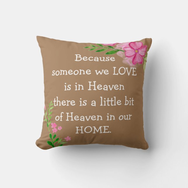 Heaven Quote Kudde (Framsida)