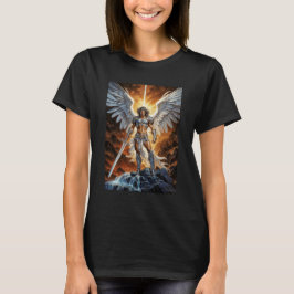 Heaven’s Golden Vanguard Archangel Michael T Shirt