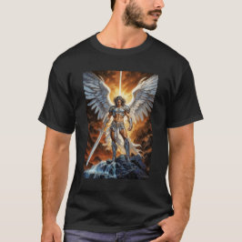 Heaven’s Golden Vanguard Archangel Michael T Shirt