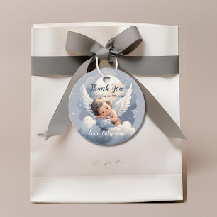 Heaven Sent Angel Baby i Clouds Baby Shower Gåvor Etiketter