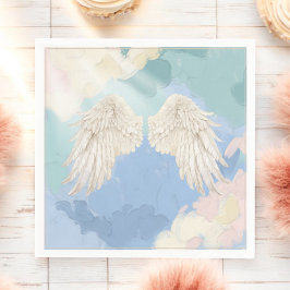 Heaven Sent Angel Vingar Baby Shower Pappersservett