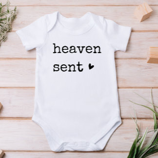 Heaven Sent Baby Baptism Christian Baby T Shirt