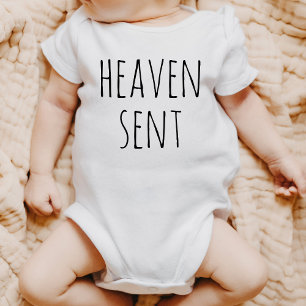 Heaven Sent Baby Baptism Christian Newborn T Shirt