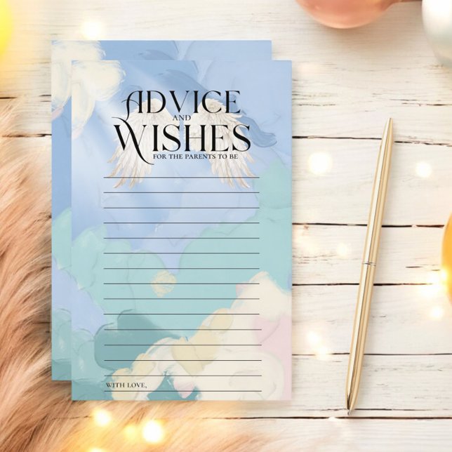 Heaven Sent Baby Shower Advice och Önskemål (Skapare uppladdad)