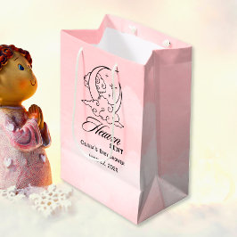 Heaven Sent Baby Shower Rosa Måne Stars