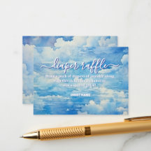 Heaven Sent Blå himmel Diaper Raffle